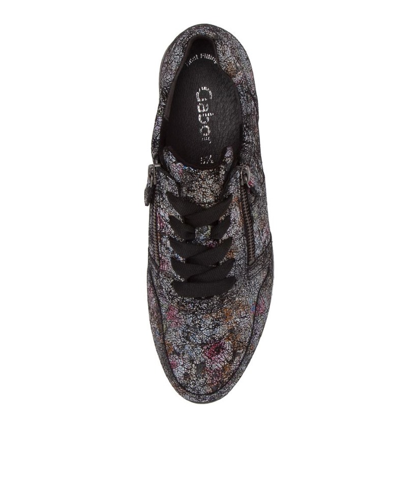 Gabour | Baskets Exclusives En Cuir Madison Schwarz